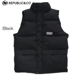 25-26 REPUBLIC&CO ジャケット DWYCK VEST: 正規品/メンズ/ベスト/重ね着/スノボー/スノーボードウエア/リパブリック/春スキー/snow