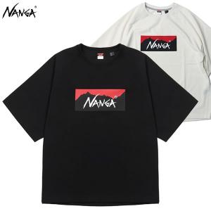 【ポイント10倍より】送料込【ゆうパケット】24SS NANGA Tシャツ ECO HYBRID BOX LOGO LOOSE FIT T NW2311-1G209：正規品/アウトドア/ナンガ/OUTDOOR｜brv-2nd-brand