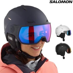 23-24 レディース SALOMON ヘルメット ICON LT VISOR : 正規品/アイコンバイザー/サロモン/HELMET/スキー/スノーボード/snow