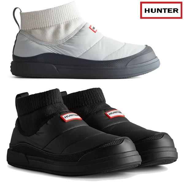 HUNTER メンズブーツ In/Out Insulated Knitted Cuff Slippe...
