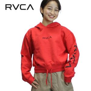 Sサイズのみ 送料無料（沖縄県を除く）19SP レディース RVCA パーカー BOUND POINT PULL OVER aj043-012 red 正規品/ルーカ/ プルオーバー/aj043012/cat-fs｜brv-2nd-brand