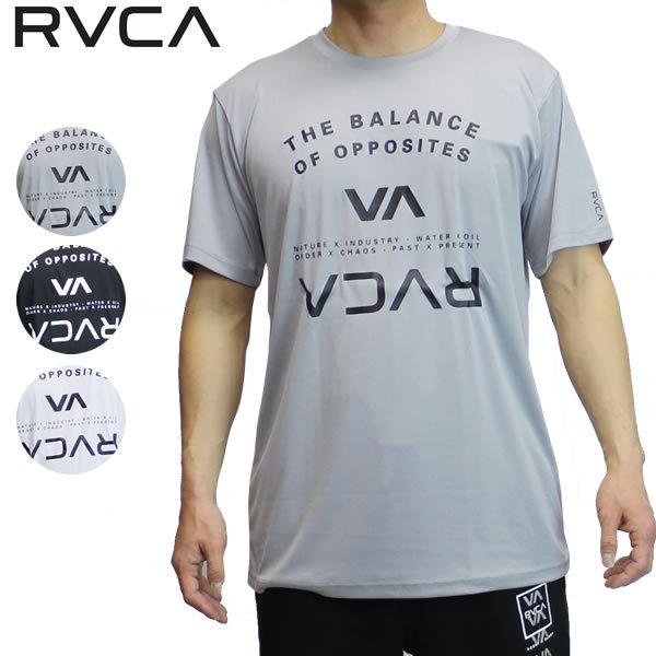 送料込【ゆうパケット】21SS RVCA ラッシュガードTシャツ BALANCE ARC HB SS...