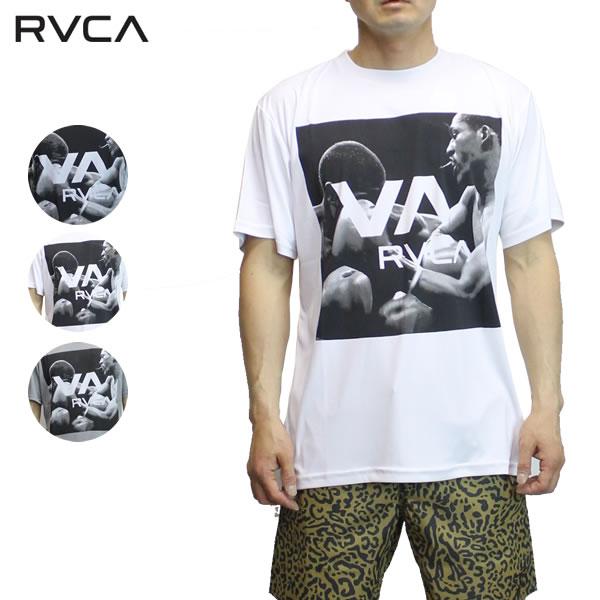 送料込【ゆうパケット】Lサイズのみ 21SS RVCA ラッシュガードTシャツ BIG BOX VA...