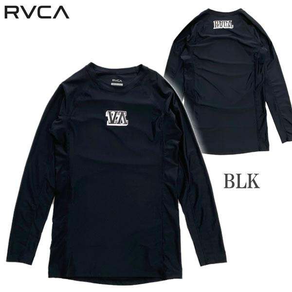 BLKのみ 送料込【ゆうパケット】21SS RVCA ラッシュガード RVCA X DEFER SP...