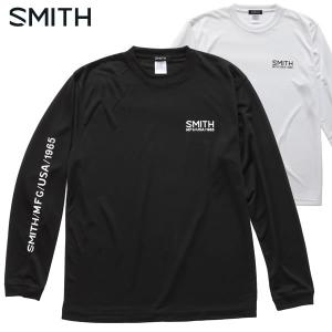 送料込【ゆうパケット】SMITH Tシャツ ISSUE LONG SLEEVE DRY： 正規品/スミス/スノーボード/スキー/メンズ/長袖/ロンT/snow｜brv-2nd-brand