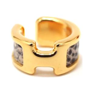 エルメスイヤーカフオンブレイエローゴールドHERMES ピアス