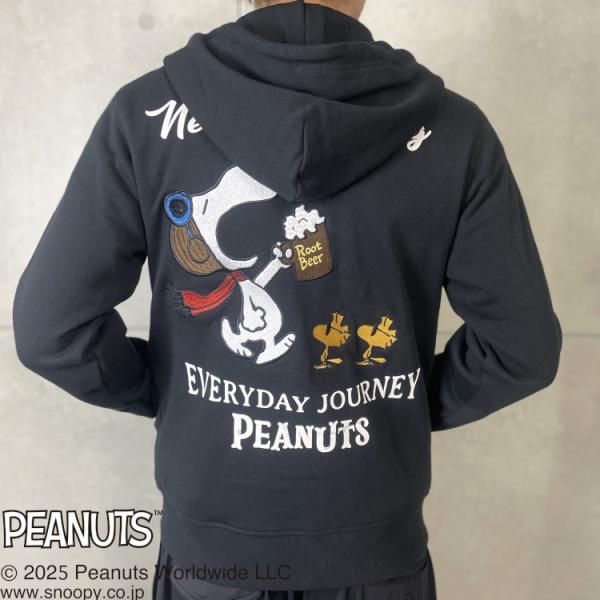 SNOOPY スヌーピーxFLAGSTAFFコラボスウェットパーカー 461012 ROOT BEE...