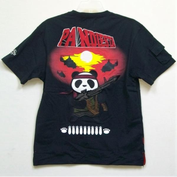 パンディエスタ PANDIESTA 半袖Tシャツ 582854 パンダWARS アメカジ バイカー ...