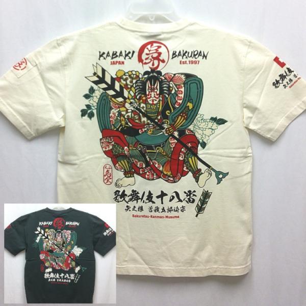 爆烈爛慢娘 ばくれつらんまんむすめ半袖Tシャツ RMT-349 歌舞伎 和柄 バクマン バクラン