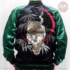 スカジャン 花旅楽団 はなたびがくだん スクリプト 月と狐 SKJ-003 和