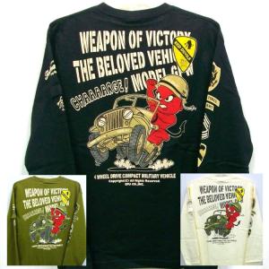 TEDMAN（テッドマン） ロンT 長袖Tシャツ TDLS314 RED DEVIL アメカジ