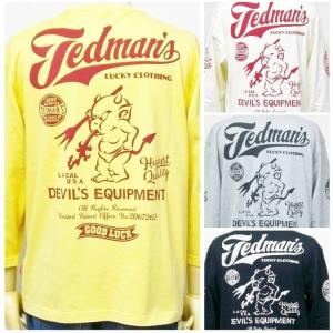 テッドマン7分袖Tシャツ TD7T-308 TEDMAN'S/アメカジ バイカー ミリタリー ベースボールT｜bscrawler