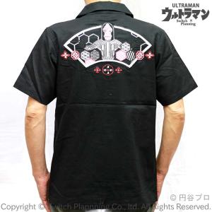ウルトラマン 刺繍半袖シャツ ULSS-002 ダダと和模様｜bscrawler