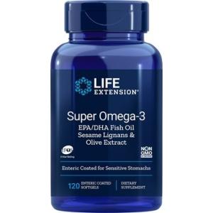 Life Extension　スーパーオメガ3　EPA/DHA 120粒 3本セット