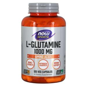 ナウフーズ　 L-グルタミン　1000mg　120粒　サプリ　NOWFOOD