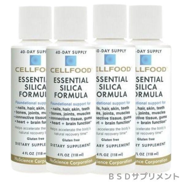 セルフード シリカ118ml x 4本セット 78種類のミネラル・34種類のアミノ酸・17種類の酵素...