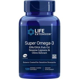 Life Extension　スーパーオメガ3　EPA/DHA 120粒 セサミン配合｜bsdiet