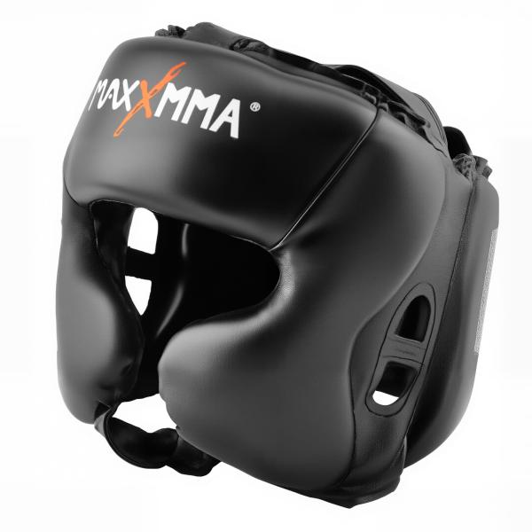 MaxxMMA ボクシング ヘッドギア ハブカバー 格闘技 練習用 頭部保護 高密度 ヘルメット