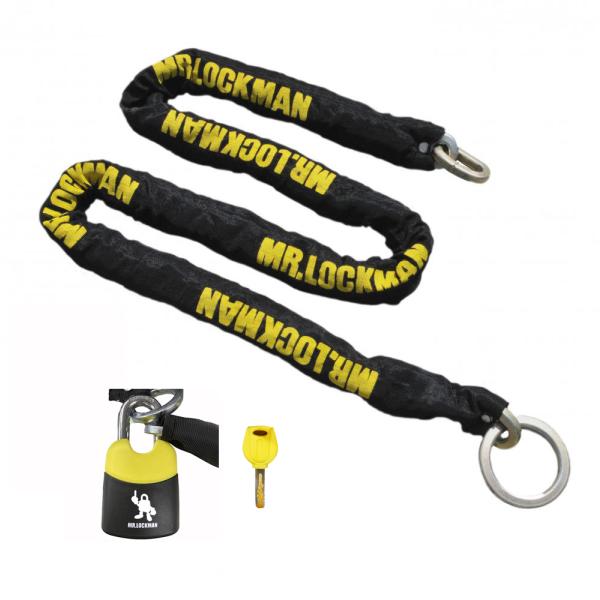 ミスターロックマン ワイルドスライダーチェーンロック ML-019-2000 ブラック/イエロー