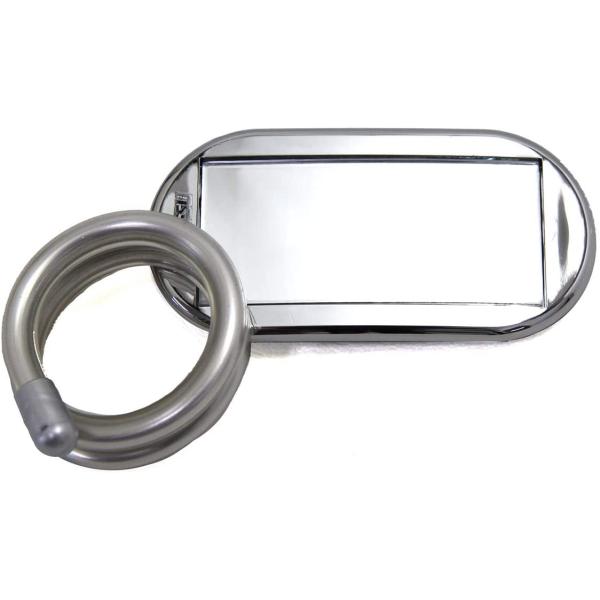 タカツ 補助ミラー スパイラルミラー 7600 メッキ/シルバー