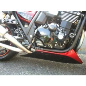 アンダーカウル 黒ゲルコート ステー付/汎用 　　 ZRX1200DAEG ZRX1200R ZRX1200DAEG ZRX1100 アンダーカウル 無塗装 汎用品 黒