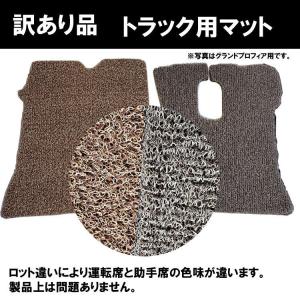 訳あり 特価 UD クオン コンドル H29.04- 運転席 助手席セット ベージュ×ブラウン トラックマット お掃除 クリーン｜bsstsubasa