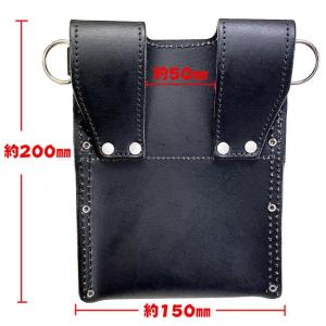 総本革製小型腰袋 Type-A 一枚革仕様 オ...の詳細画像1