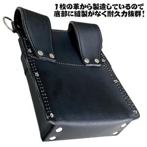 総本革製小型腰袋 Type-A 一枚革仕様 オ...の詳細画像2