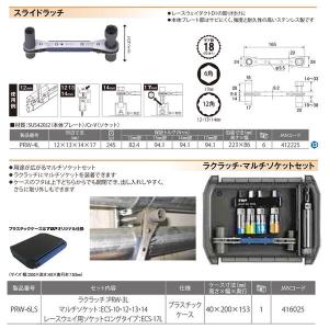 トップ工業 4サイズ 板型ラチェットレンチ ラ...の詳細画像5