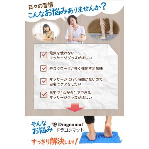 足つぼ 健康マット ドラゴンマット 1枚入り ...の詳細画像3