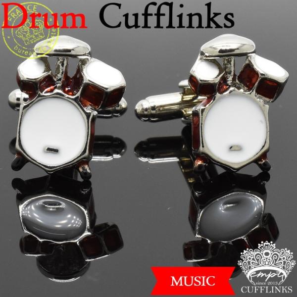 カフス ドラム 音楽 カフスボタン カフスボタン カフスボタン カフスリンクス メンズ スーツ 結婚...