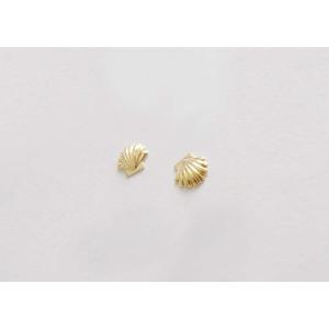 貝殻モチーフ金属パーツゴールド5mm 10個セ...の詳細画像3