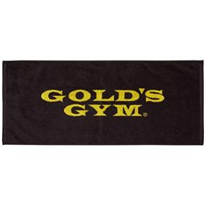 ゴールドジム(GOLD&apos;S GYM) ワークアウト タオル スポーツタオル ブラック