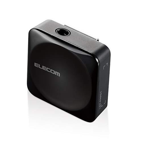 エレコム Bluetoothオーディオレシーバー お手持ちのイヤホンを簡単無線化 スクエアタイプ ブ...