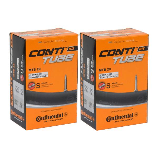 2本セット Continental (コンチネンタル) チューブ 29インチ 仏式42mm Tube...