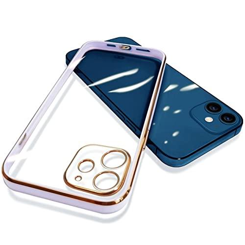iPhone12 ケース クリア 耐衝撃 TPU 薄型 軽量 全面保護カバー iPhone 12 カ...