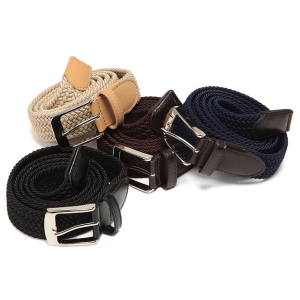 ベルト メンズ 大きいサイズ ライン ゴムメッシュ 無地 メッシュ ストレッチ キングサイズ カジュ...