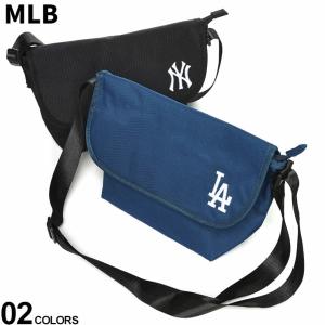 ショルダーバッグ MLBロゴ刺繍 バッグ 鞄 斜め掛け MLB メジャーリーグベースボール ドジャース ヤンキース 野球 LA NY スポーツ｜btclub