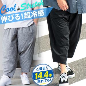 パンツ メンズ 大きいサイズ WEB限定 アラジンパンツ ボトムス DRY ストレッチ 杢 7分丈 速乾 ストレッチ 快適 ラク カジュアル PIMLICO