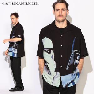 スター・ウォーズ シャツ 半袖 メンズ 大きいサイズ デザインシャツ『ダース・ベイダー』『ストームトルーパー』 サカゼン80周年 オリジナルデザイン STAR WARS