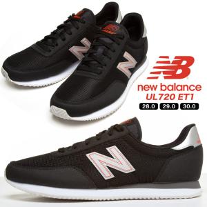 ローカットスニーカー 大きいサイズ メンズ メッシュ UL720 ET1 BLACK スポーツ ランニング new balance ニューバランス