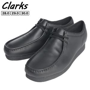 シューズ 大きいサイズ メンズ ワラビーエヴォ ウォータープルーフ レザー モカシン レースアップ Clarks クラークス｜btclub