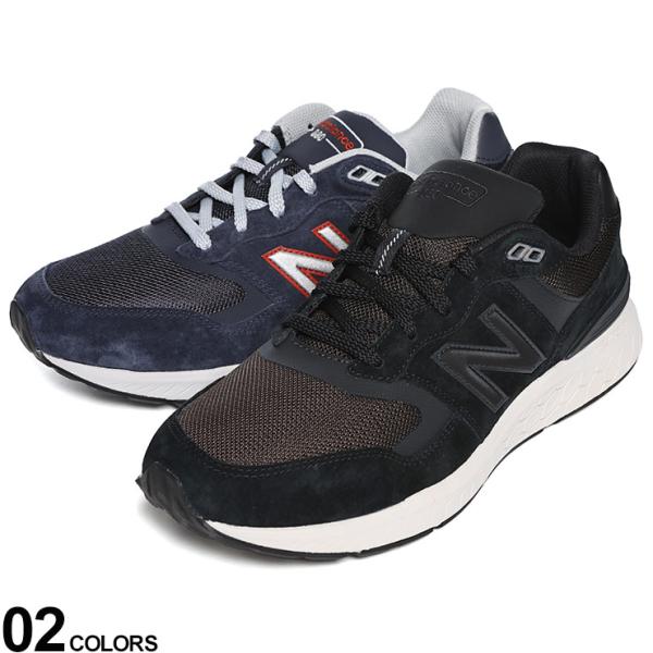 new balance ローカットスニーカー レザー スエード Walking Fresh Foam...