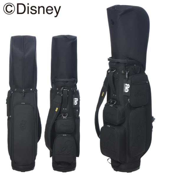 ディズニー / バッグ 『ミッキー』 デザイン キャディーバッグ 刺繍 ゴルフバック / サカゼン8...