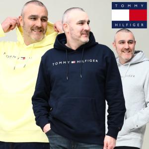 トミーヒルフィガー パーカー 大きいサイズ メンズ 裏起毛 ロゴプリント プルオーバー プルパーカー フード TOMMY HILFIGER｜btclub