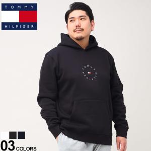 トミーヒルフィガー パーカー 大きいサイズ メンズ 裏起毛 プルオーバー ROUNDALL GRAPHIC HOOD プルパーカー TOMMY HILFIGER｜btclub