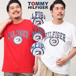 半袖 Tシャツ 大きいサイズ メンズ ロゴプリント クルーネック VARSITY FLAG SS TEE プリント 春 夏 1XL-2XL TOMMY HILFIGER トミーヒルフィガー｜btclub