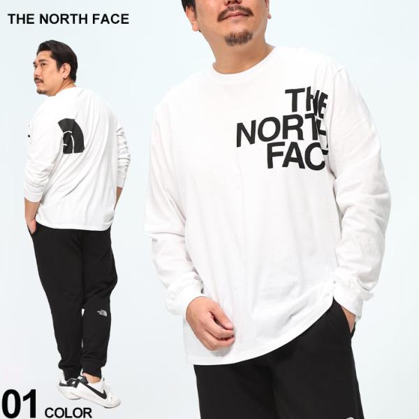 THE NORTH FACE ザ ノースフェイス 長袖 Tシャツ ロゴプリント クルーネック ロンT...