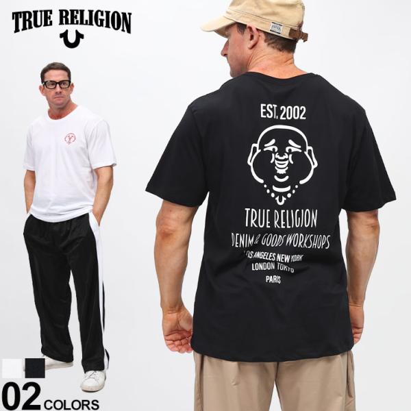 TRUE RELIGION トゥルーレリジョン 半袖 Tシャツ ペイントタッチ SS RAISED ...