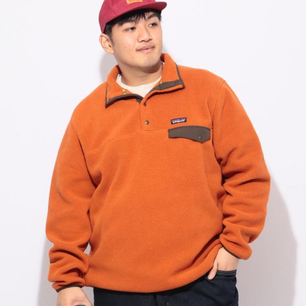 パタゴニア ジャケット メンズ 大きいサイズ スタンド ポケット フリース アウター プルオーバー ...